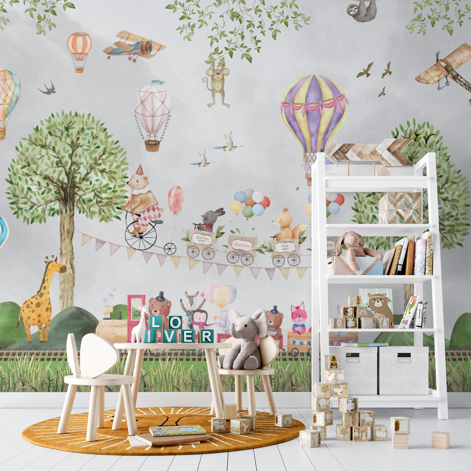 Adventure Carnival Children's Mural