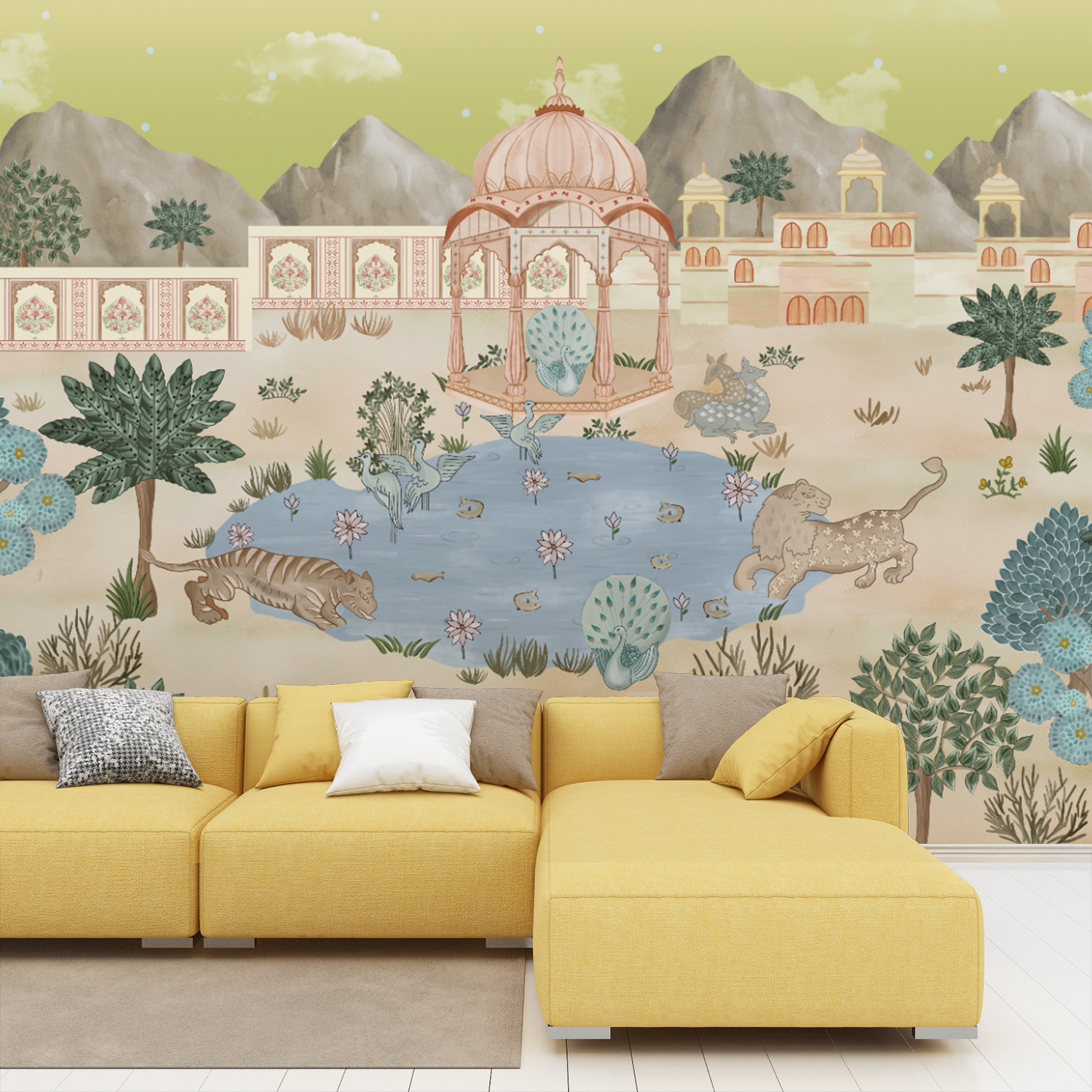 Desert Palace Oasis Mural