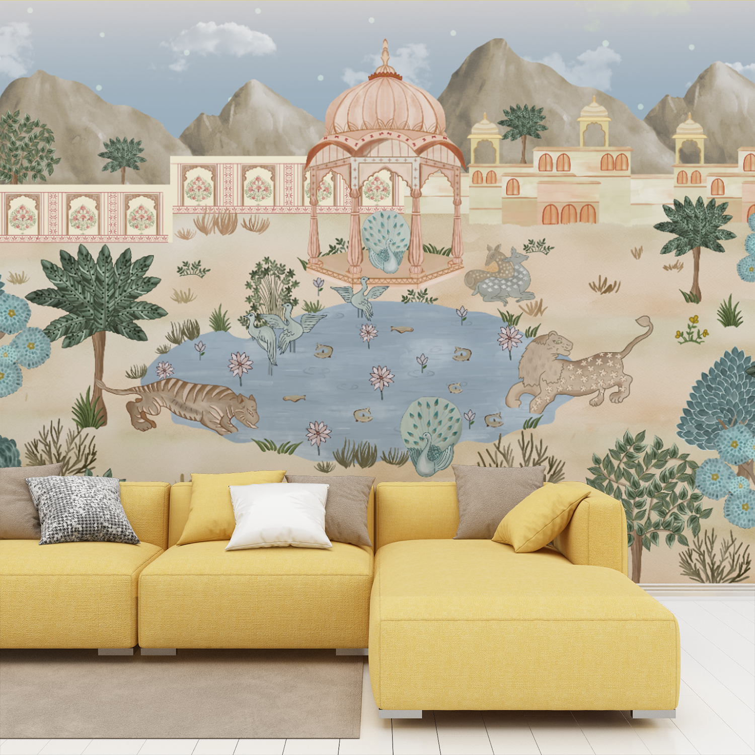 Desert Palace Oasis Mural