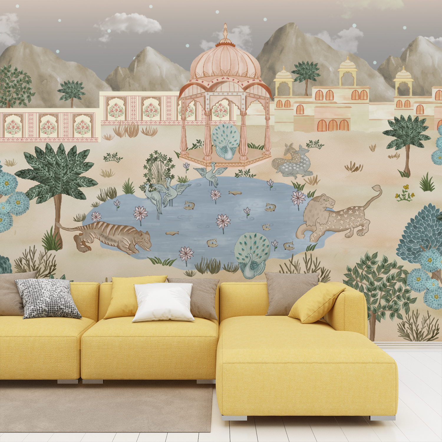 Desert Palace Oasis Mural