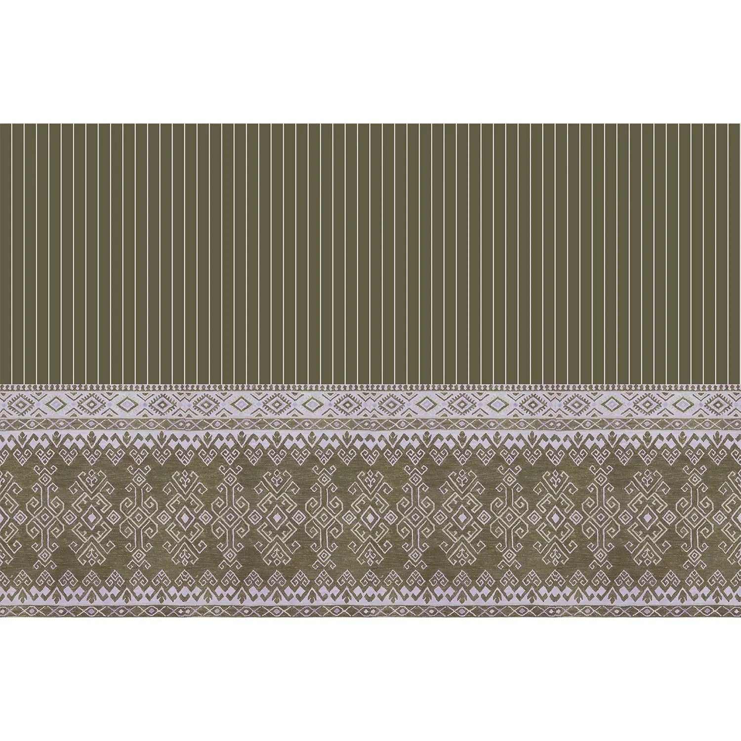 Striped chic lea - "motifs" wallpaper mural-equal final
