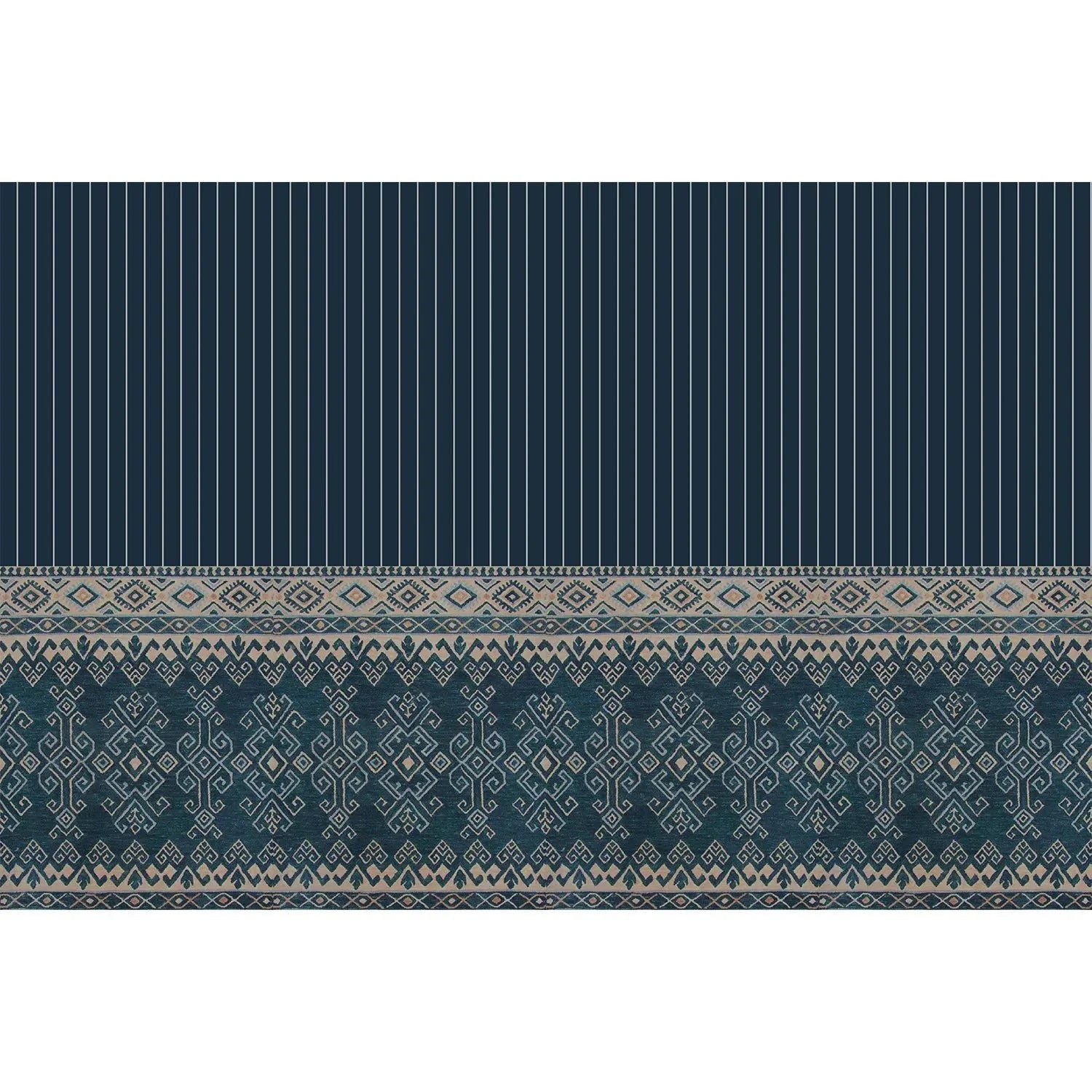 Striped chic lea - "motifs" wallpaper mural-equal final