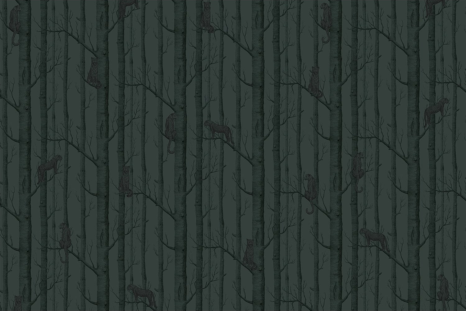 Cheetah in lush green canopy - "fauna" wallpaper mural-inequal final