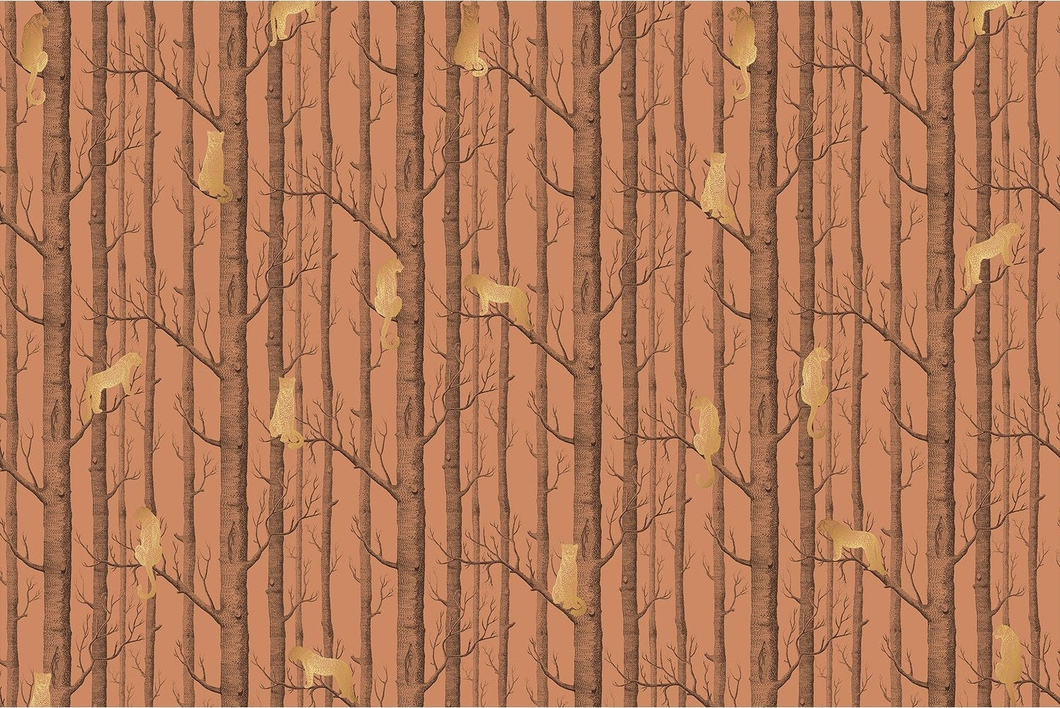 Cheetah in lush green canopy - "fauna" wallpaper mural-inequal final