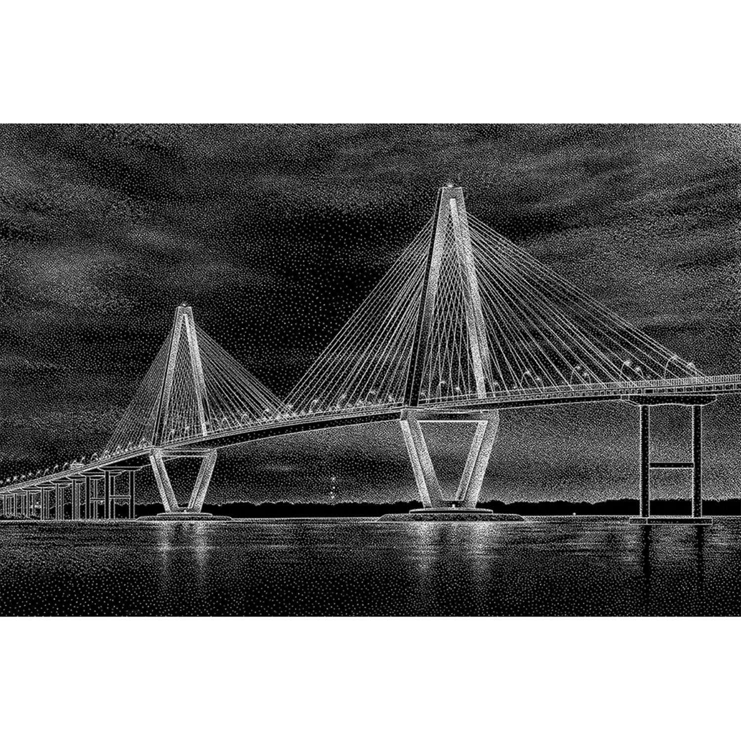 Modern bridge architectural design in lea - "art" wallpaper mural-equal final