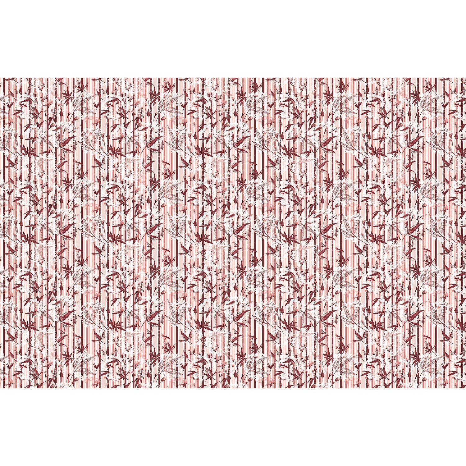 repeat-full-square
Repeating green bamboo leaves and stems on white background with vertical striped pattern - view 23 - final
