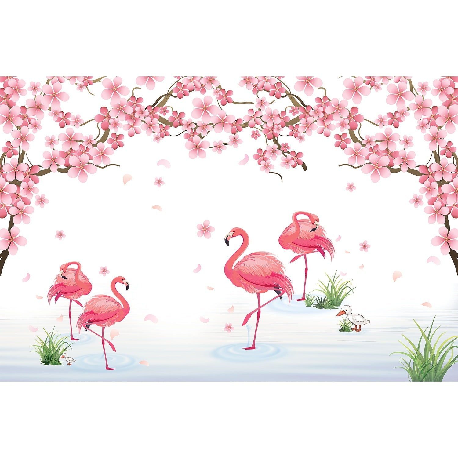 Serene lea fauna wallpaper mural-equal final