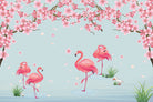 Serene lea fauna wallpaper mural-inequal final