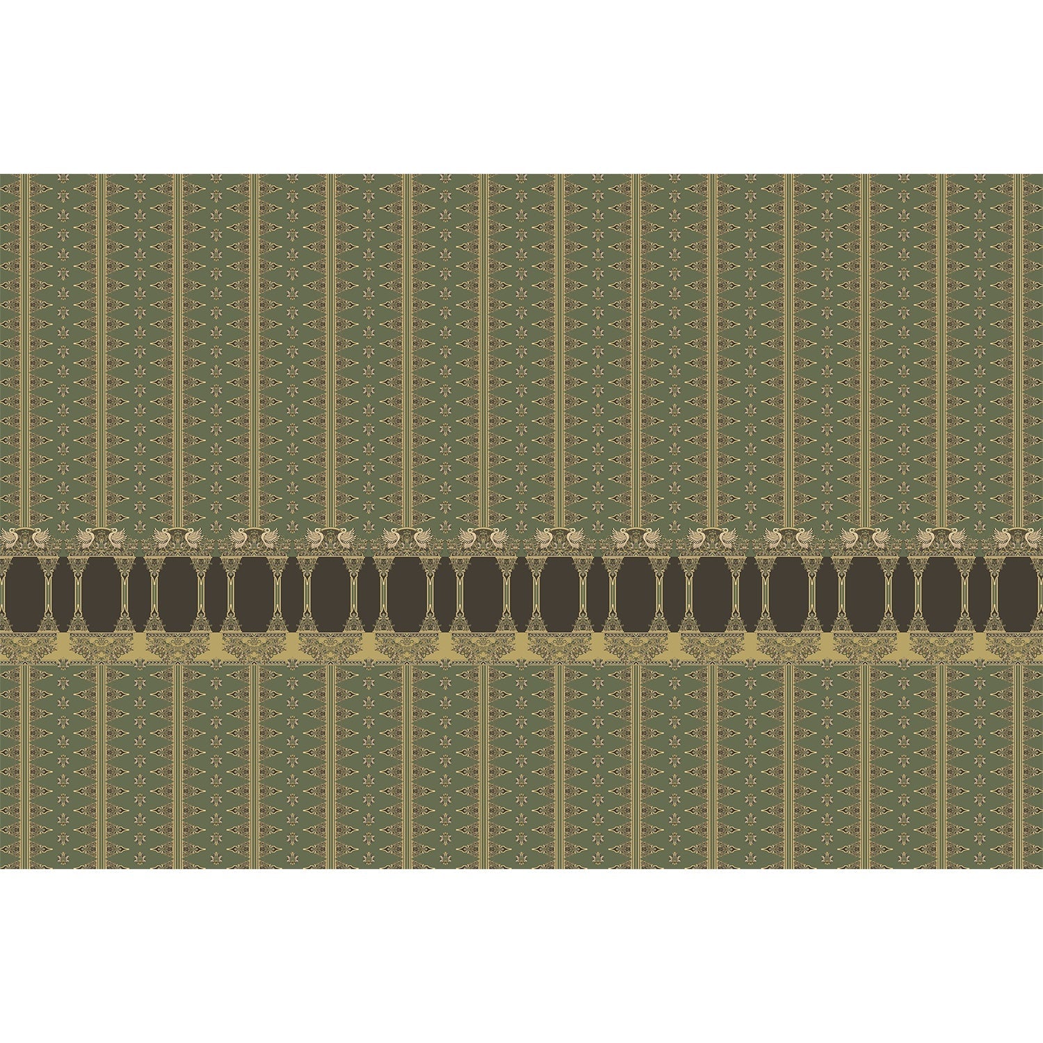 Ornamental arches in lea - "motifs" wallpaper mural-equal final