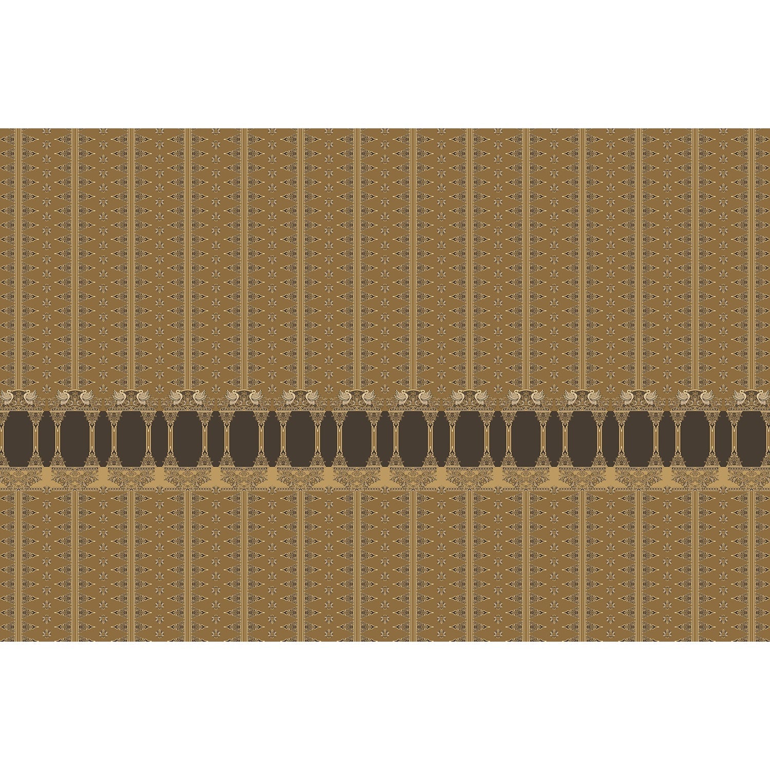 Ornamental arches in lea - "motifs" wallpaper mural-equal final