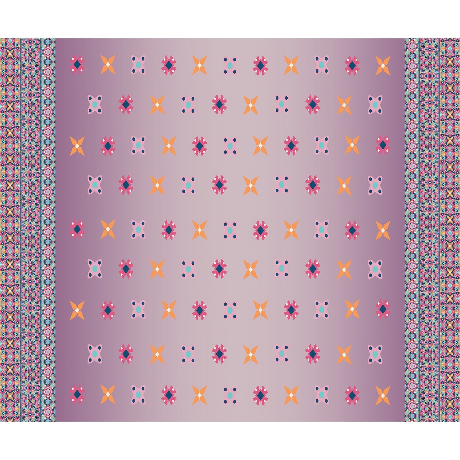 Geometric shapes in lea - "motifs" wallpaper mural-equal final