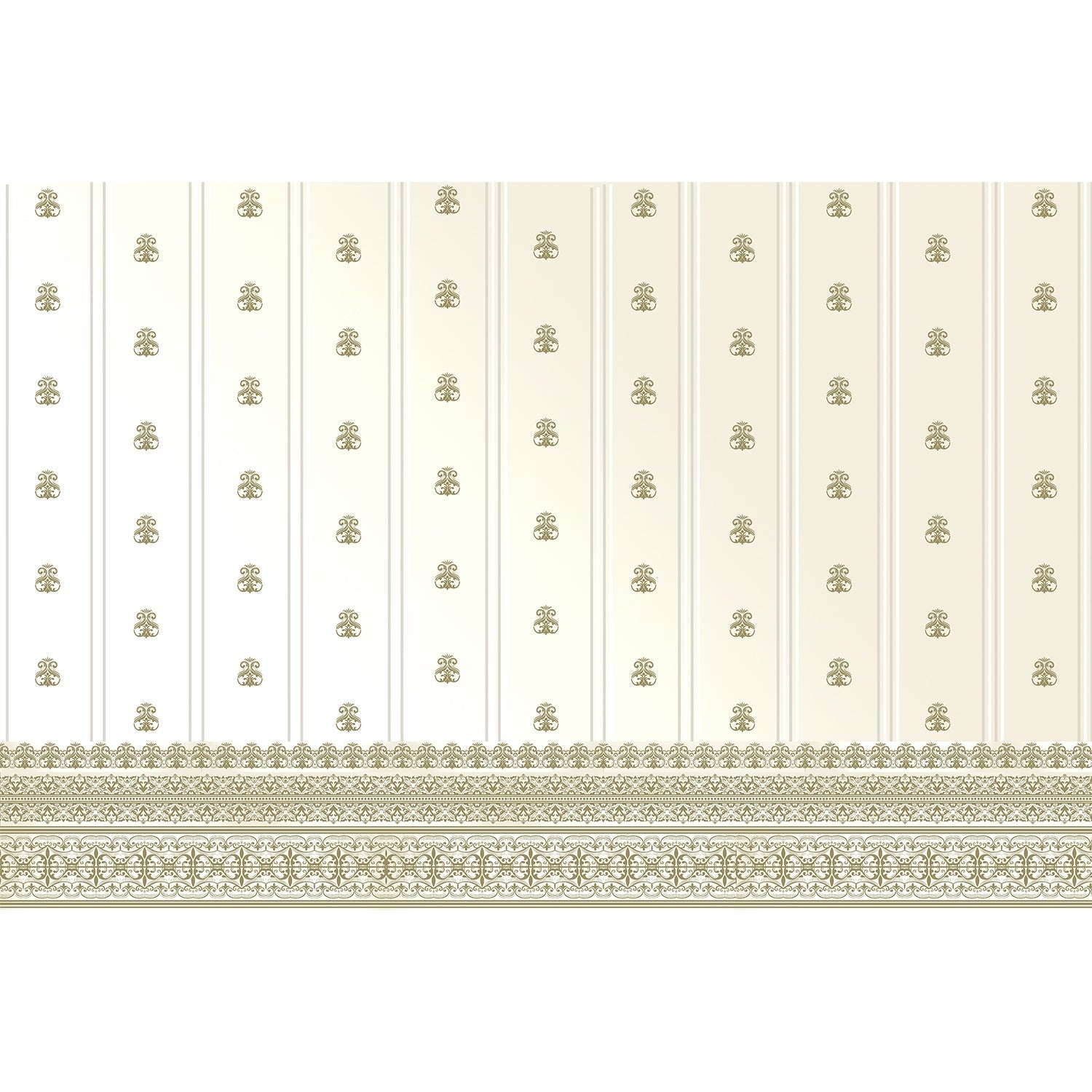 Soft lea stripe damask wallpaper mural-equal final