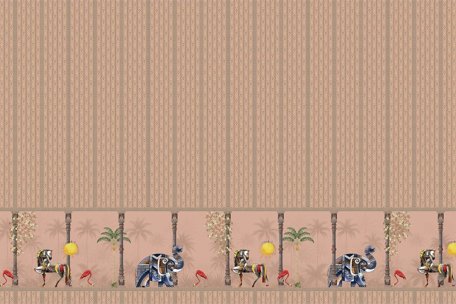 "Exotic heritage motifs in lea - motifs wallpaper mural-inequal final"