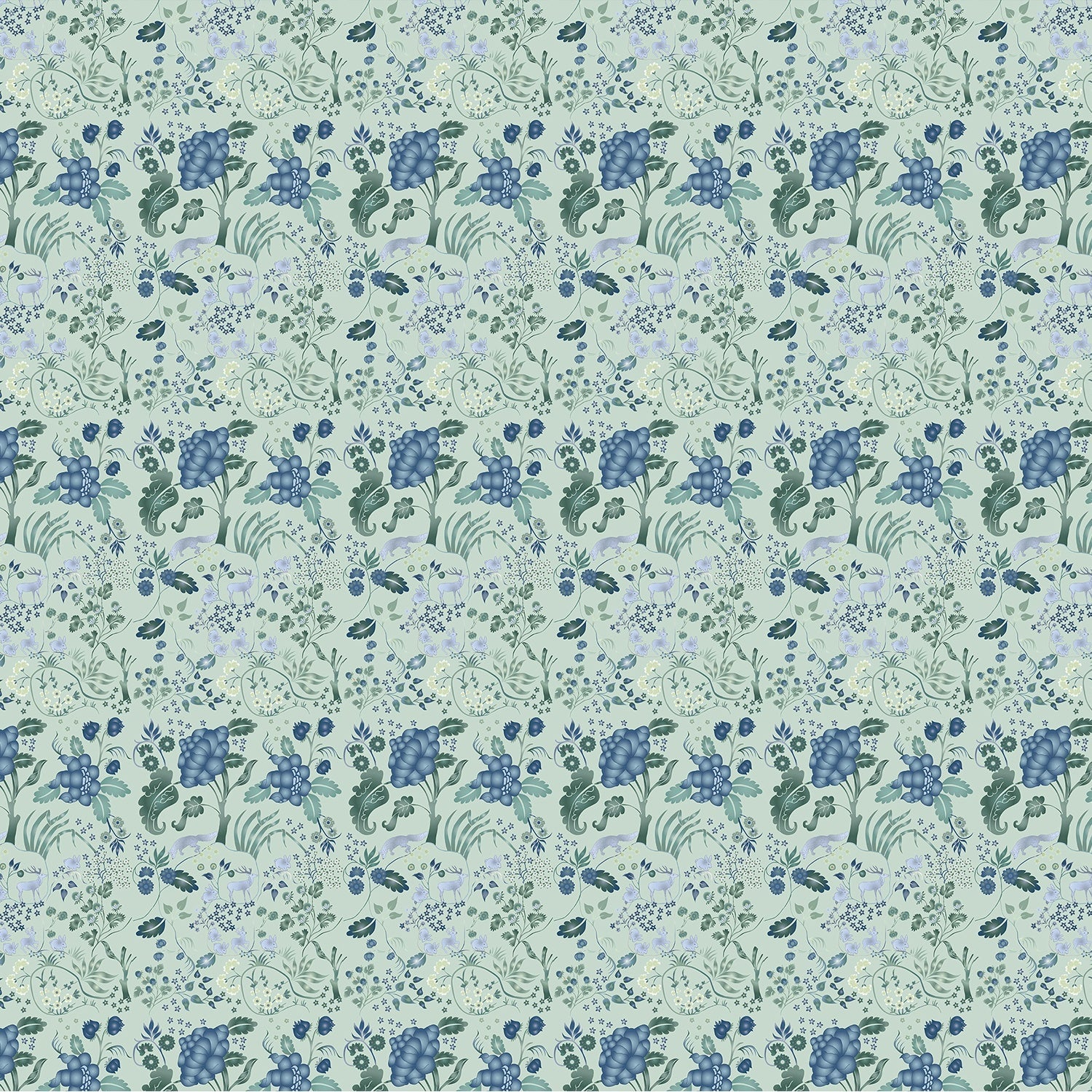 Delicate coral and beige floral pattern with climbing vines and whimsical botanical motifs - view 27 - final