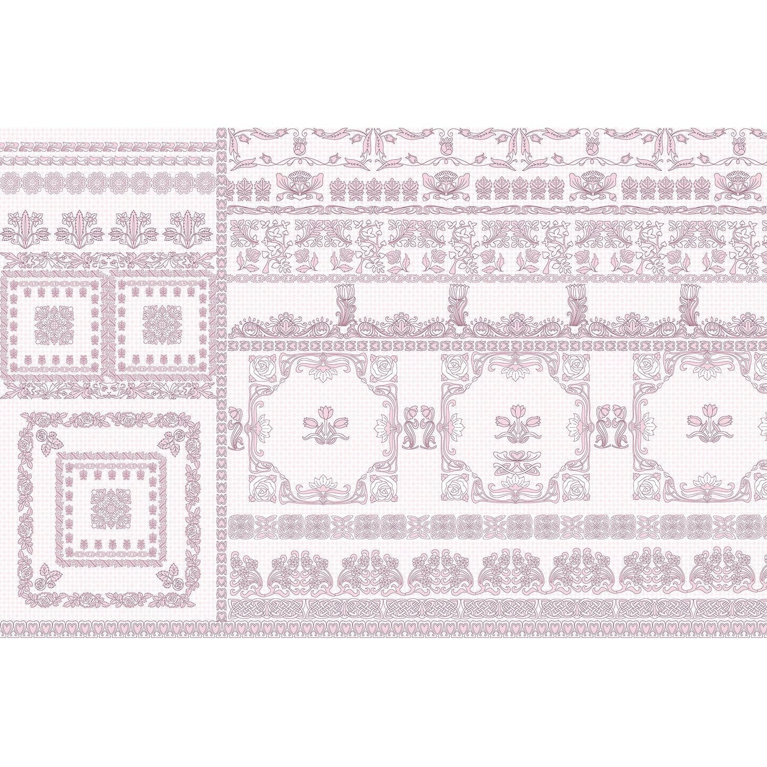 ["damask" wallpaper design in lea - mural-equal final