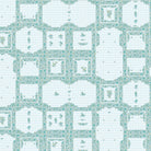 Classic geometric frames with delicate floral details in soft sage green and white tones - view 16 - final