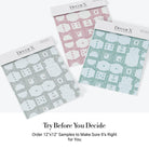 Classic geometric frames with delicate floral details in soft sage green and white tones - view 19 - final all-groups samples