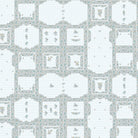 Classic geometric frames with delicate floral details in soft sage green and white tones - view 2 - final