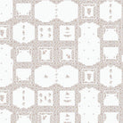 Classic geometric frames with delicate floral details in soft sage green and white tones - view 8 - final