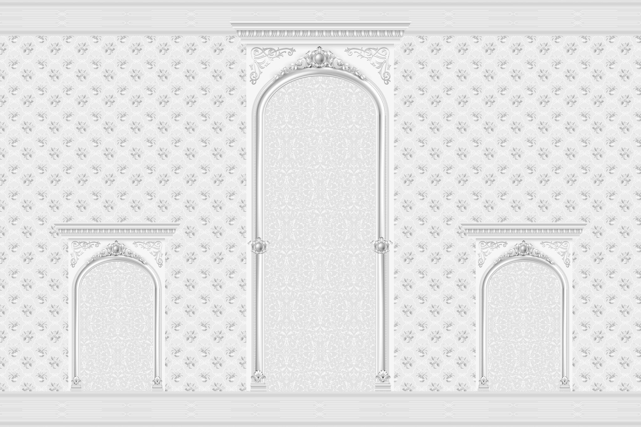 Exquisite bird vine nature wallpaper in lea - "retro and vintage" wallpaper mural-inequal final