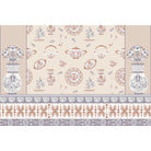 Porcelain tableware design in lea - "european" wallpaper mural-equal final