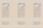 Luxurious 3d panels in lea - "3d" wallpaper mural-inequal final