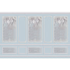 Luxurious 3d panels in lea - "3d" wallpaper mural-equal final