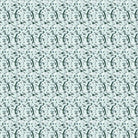Graceful navy blue botanical scrolls and delicate pink flowers on cream colored background - view 10 - final