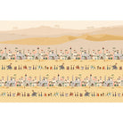 "Ornate lea mughal caravan desert scene wallpaper mural-equal final"