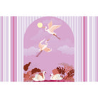 Moonlit swan elegance lea - "peace and serenity" wallpaper mural-equal final