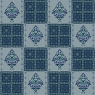 Alternating green damask medallions in checkerboard layout with ornate Victorian style decorative elements - view 10 - final