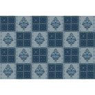 Alternating green damask medallions in checkerboard layout with ornate Victorian style decorative elements - view 12 - final