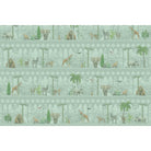"Tropical wildlife safari oasis lea - tropical wallpaper mural-equal final"