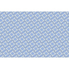 Blush pink geometric diamond lattice with delicate floral sprigs on modern interior wall - view 10 - final