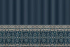 "Striped lea motifs wallpaper mural-inequal final"