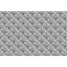 Geometric floral fusion in lea - "motifs" wallpaper mural-equal final