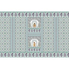 "Vintage mughal courtyard scene in lea - mughal wallpaper mural-equal final"