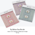 Pink and white traditional Indian palace arches with geometric diamond patterns and floral motifs - view 18 - final all-groups samples