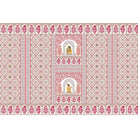 "Vintage mughal courtyard scene in lea - mughal wallpaper mural-equal final"