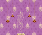 "Lea divine Krishna religious wallpaper mural-inequal final"