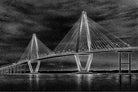 "Modern bridge architectural design in lea - art wallpaper mural-inequal final"