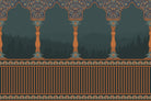 "Ornate pillar architecture lea - "royal" wallpaper mural-inequal final"