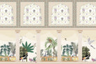 "Ornate lea mughal-inspired floral wallpaper mural-inequal final"