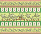 "Graceful meadow with dancing deer in lea - flora wallpaper mural-inequal final"