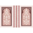 "Floral archway design in lea - mughal wallpaper mural-equal final"