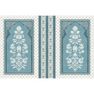 "Floral archway design in lea - mughal wallpaper mural-equal final"