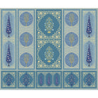 Ornamental floral panel in lea - "mughal" wallpaper mural-equal final