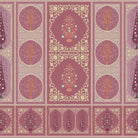 Traditional Indian panels featuring circular tree motifs and floral designs in gold and sage - view 8 - final