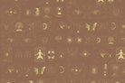 "Celestial nature fusion design in lea - "art" wallpaper mural-inequal final"