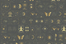 "Celestial nature fusion design in lea - "art" wallpaper mural-inequal final"